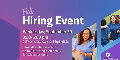 SIU Medicine Fall Hiring Event