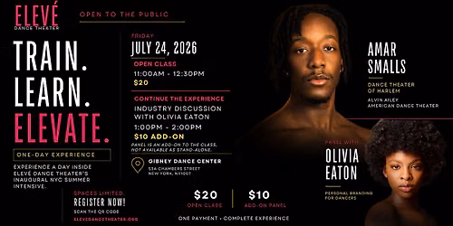 Train. Learn. Elevate. | Amar Smalls Master Class and Discussion