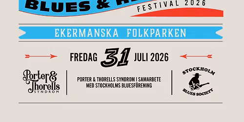 STOCKHOLM BLUES & HERITAGE FESTIVAL 2026!