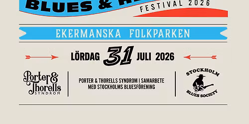  STOCKHOLM BLUES & HERITAGE FESTIVAL 2026!