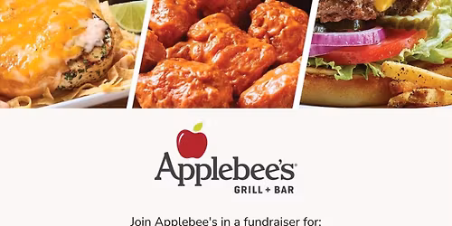 Join us at Applebee's for a Fundraiser