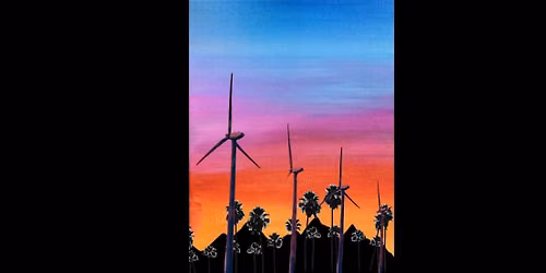 Family Paint with Desi - Desert Sunset