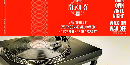 Bring Your Own Vinyl | Wax On Wax Off