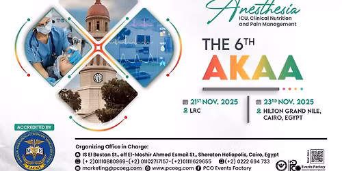 The 6th Annual Kasr AlAiny Anesthesia Conference 2025