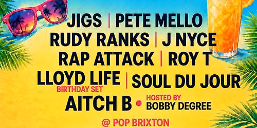 Pop BRIXTON FREE SUMMER ALL-DAYER