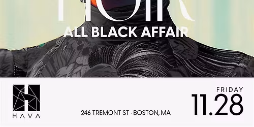 NOIR - ALL BACK AFFAIR 21+