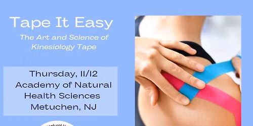Kinesiology Tape CE for Massage Therapists in Metuchen, NJ - 8 NCBTMB Hours