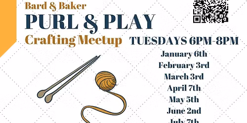 Purl & Play Crafting Meetup