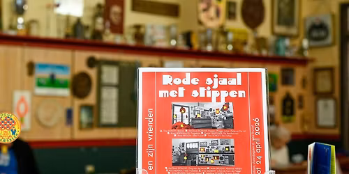 Finissage expo Rode sjaal met stippen