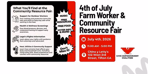 July 4th for Justice: Community Resource Fair