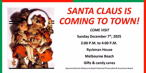 Santa Visits the Ryckman House