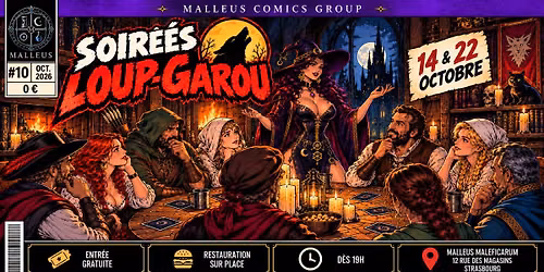 Soir\u00e9e Loup Garou au Malleus - Edition Halloween