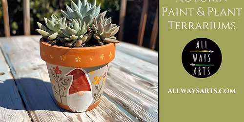 11\/7\/25- Paint and Plant Workshop in Manchester at Dave & Busters