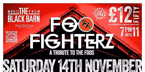 Foo FIghterz - A Tribute to The Foos at The Black Barn