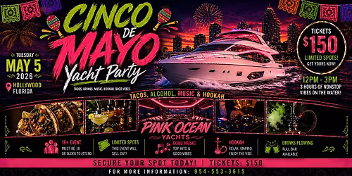 Cinco De Mayo: Yacht Party