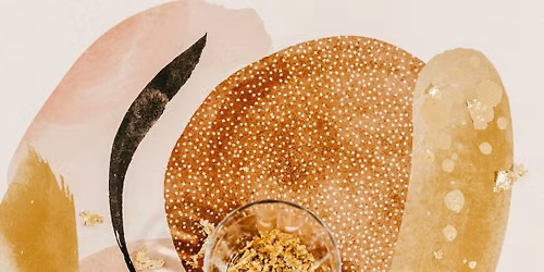 Golden Watercolor Flow: Wednesday, August 19th, 2026 (6-9PM Art Lounge)