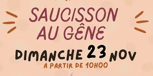 Saucisson au g\u00e8ne \ud83c\udf77  \ud83e\udd54 