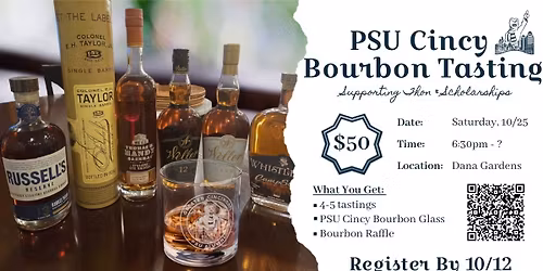 PSU Cincy Bourbon Tasting