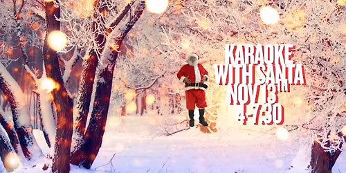 Karaoke with Santa
