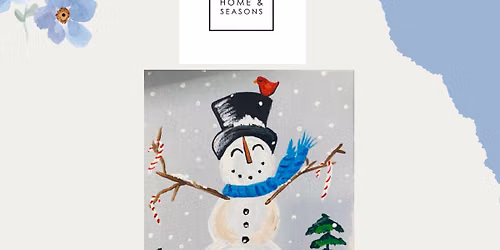 Snowman Painting Class