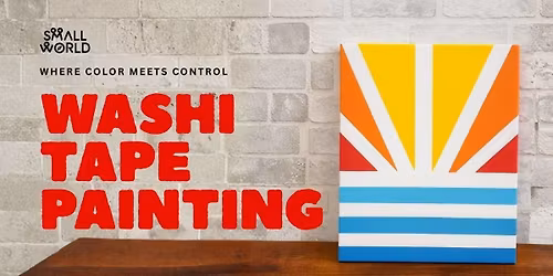 Washi Tape Painting