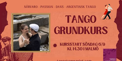 Tango Grundkurs Malm\u00f6