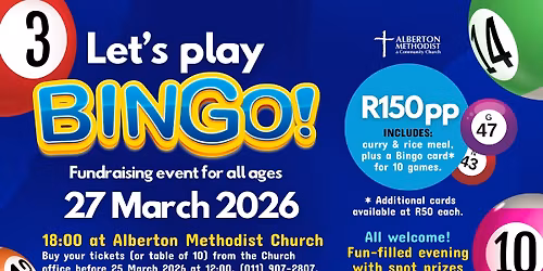 Bingo Fundraiser