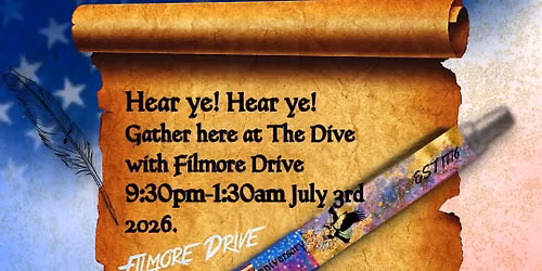 Filmore Drive at The Dive 