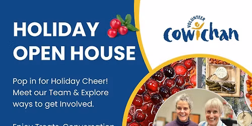 Holiday Open House - Volunteer Cowichan