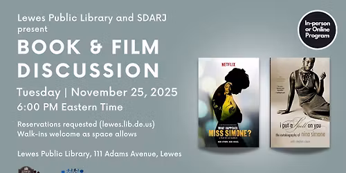 SDARJ Book & Film Discussion Group