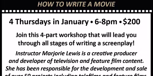 Screenwriting 101: How to Write a Movie
