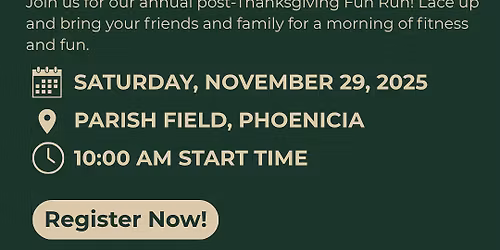 2025 Phoenicia Turkey Trot