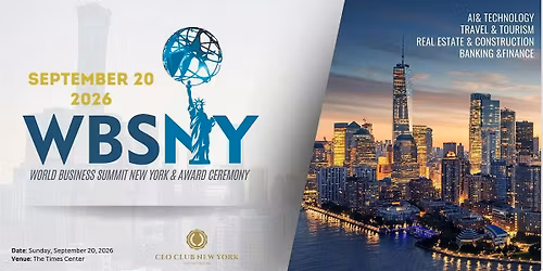 World Business Summit New York 2026 & Award Ceremony