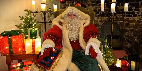 Father Christmas and his elves at Forty Hall