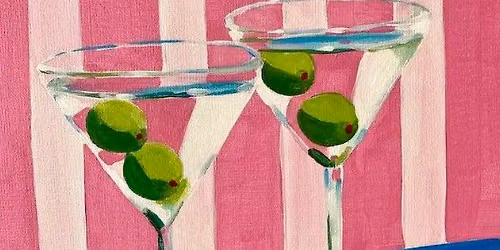 Wesley Chapel Paint and Sip Event \u2013 Martinis