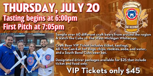West Michigan Whitecaps at South Bend Cubs at Four Winds Field at Coveleski Stadium