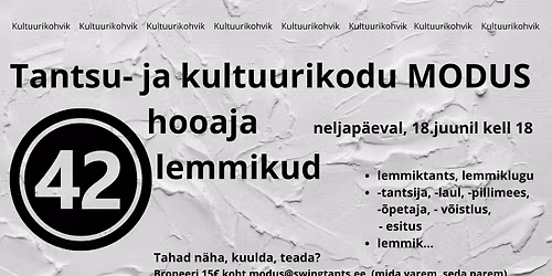 Kultuurikohvik "Hooaja lemmikud"