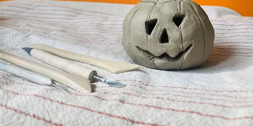 Halloween Pottery Class - Pumpkin Tealight Holder