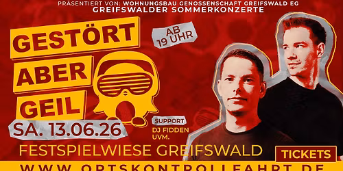 WGG Sommerkonzert 2026 - Gest\u00f6rt aber GeiL \/\/ Greifswald