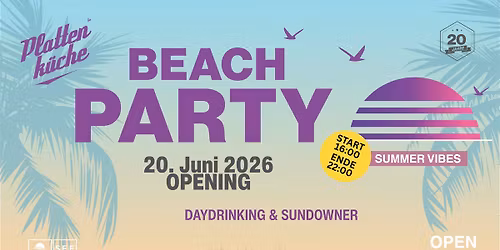 Plattenk\u00fcche Beach Juni