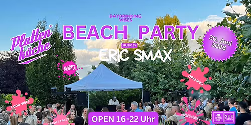 Plattenk\u00fcche Beach Juni