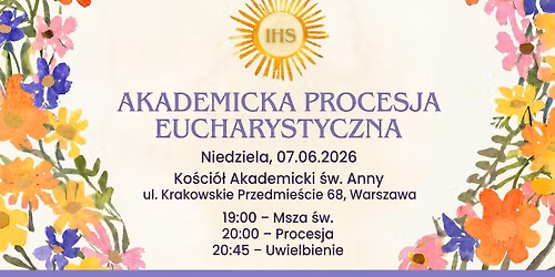 Akademicka Procesja Eucharystyczna 2026