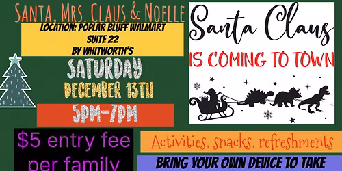 Santa is coming to Walmart!
