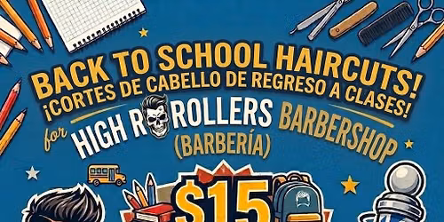 BACK TO SCHOOL EVENT \/ Evento de regreso a clases  de