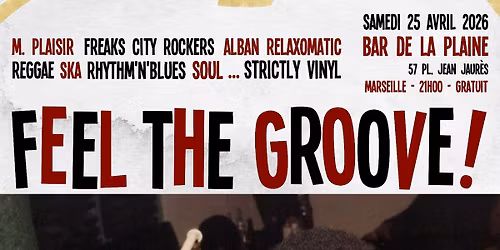 Feel the Groove ! Soir\u00e9e Rhythm'n'soul et Jamaican Oldies