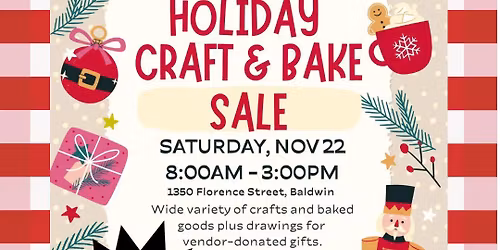 Gethsemane's Annual Holiday Craft and Bake Sale