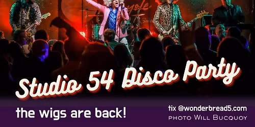 Wonder Bread 5 Studio 54 Party - Mystic Theatre