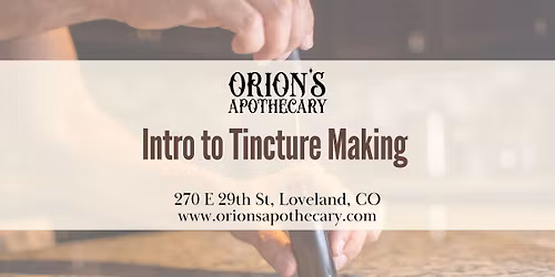 Intro to Tincture Making