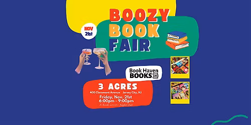 Book Haven Books Presents  the Boozy Book Fair at 3 Acres