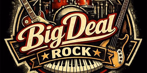 Big Deal Rock at the Ellington Summer Concert Series. Thursday, July 16th, 6:30-8pm!